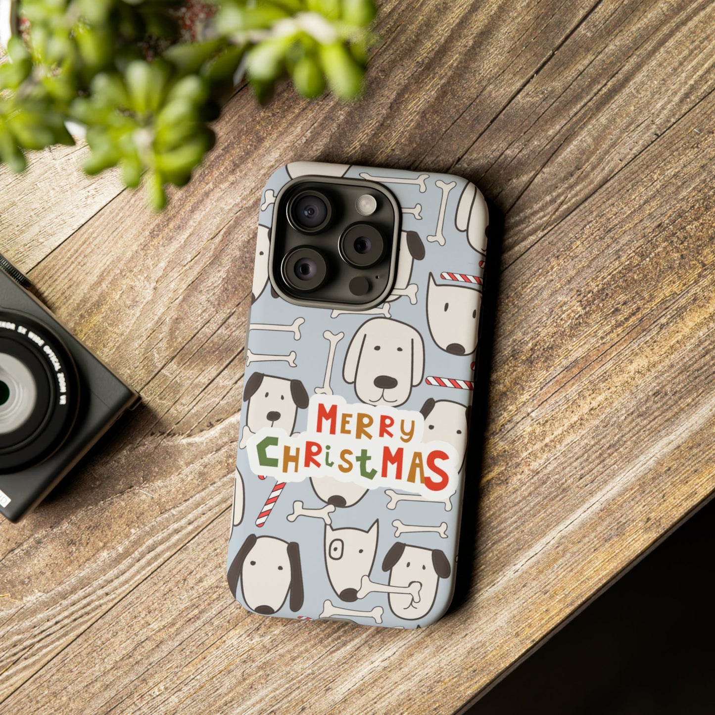 Dog Pattern Festive Holiday Tough Cases