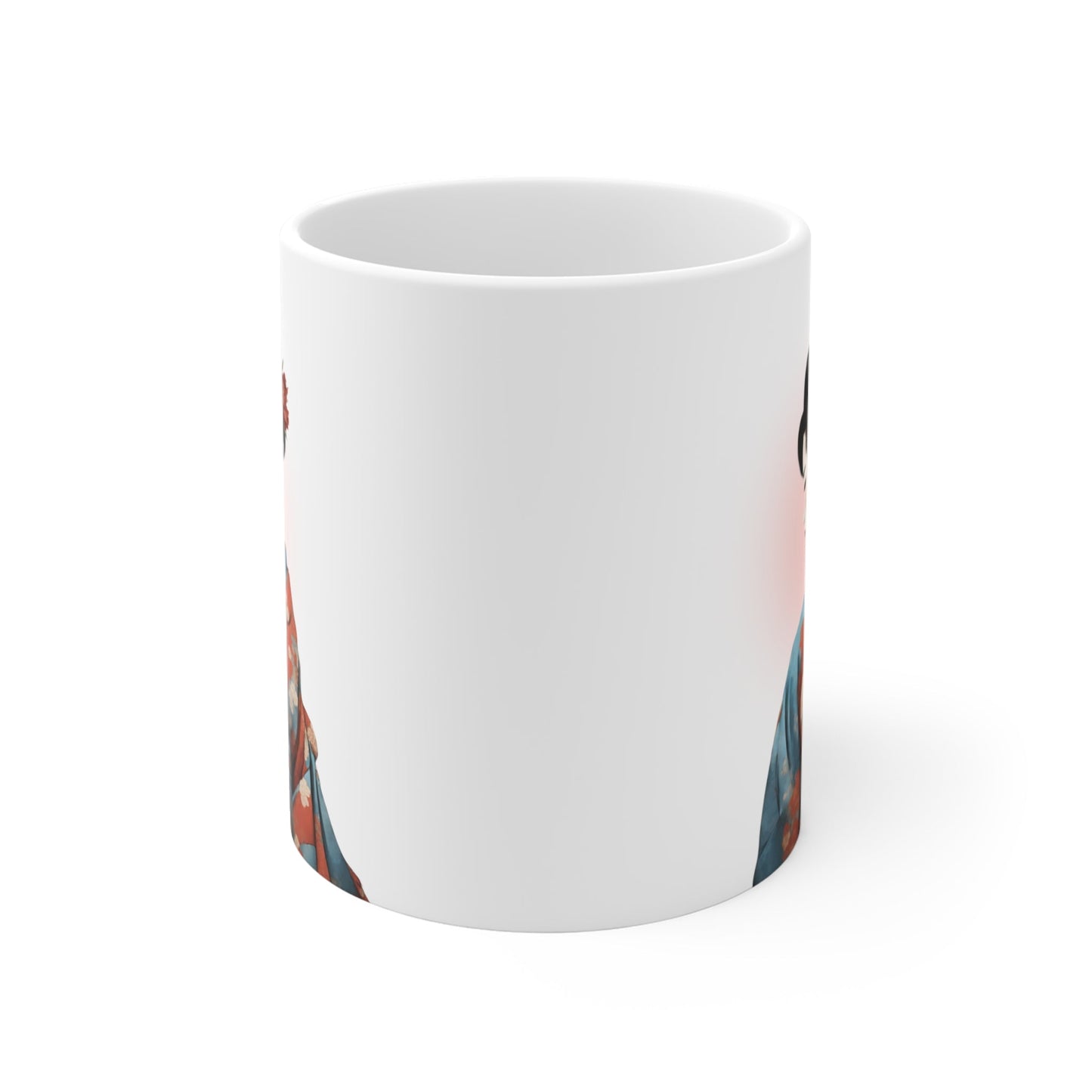 Elegant Geisha Kimono Mug