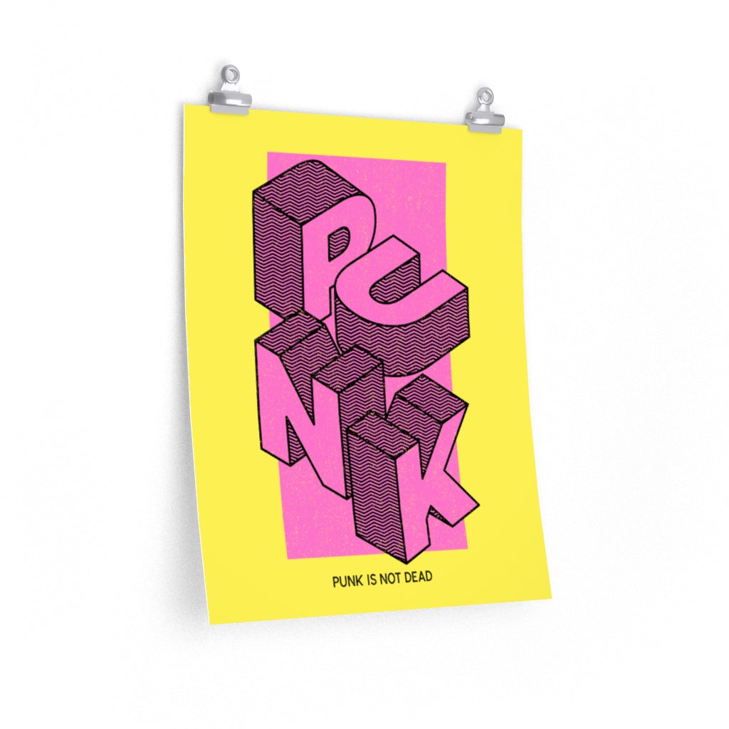 Retro Punk Lives Poster