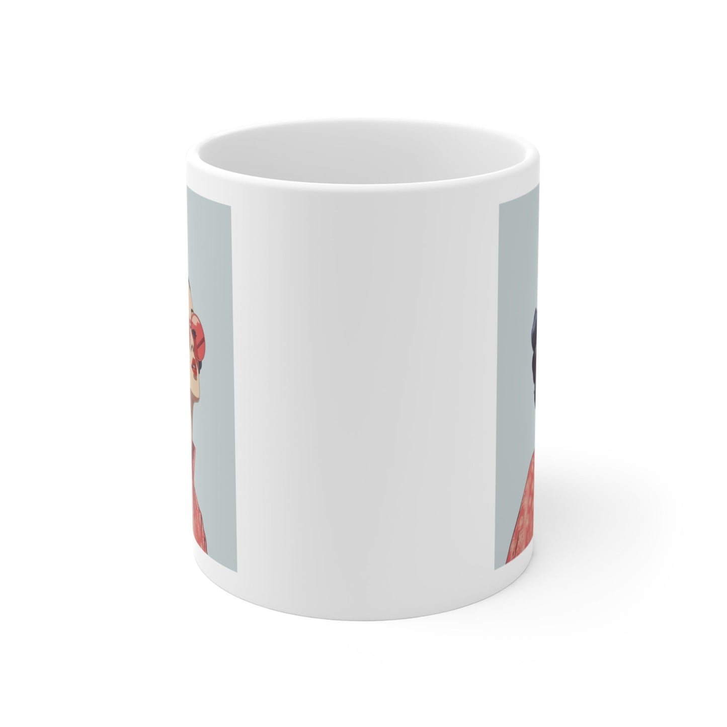 Sakura Blossom Kimono Mug