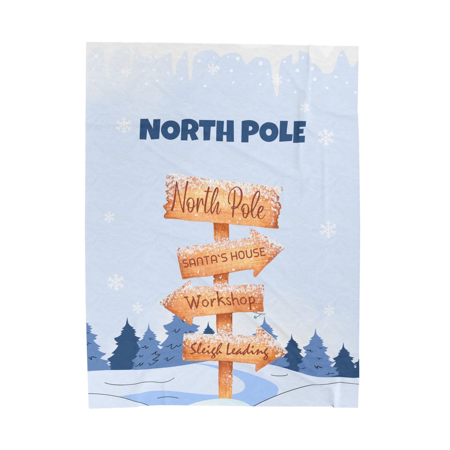 Arctic Exploration Theme Soft Throw Blanket