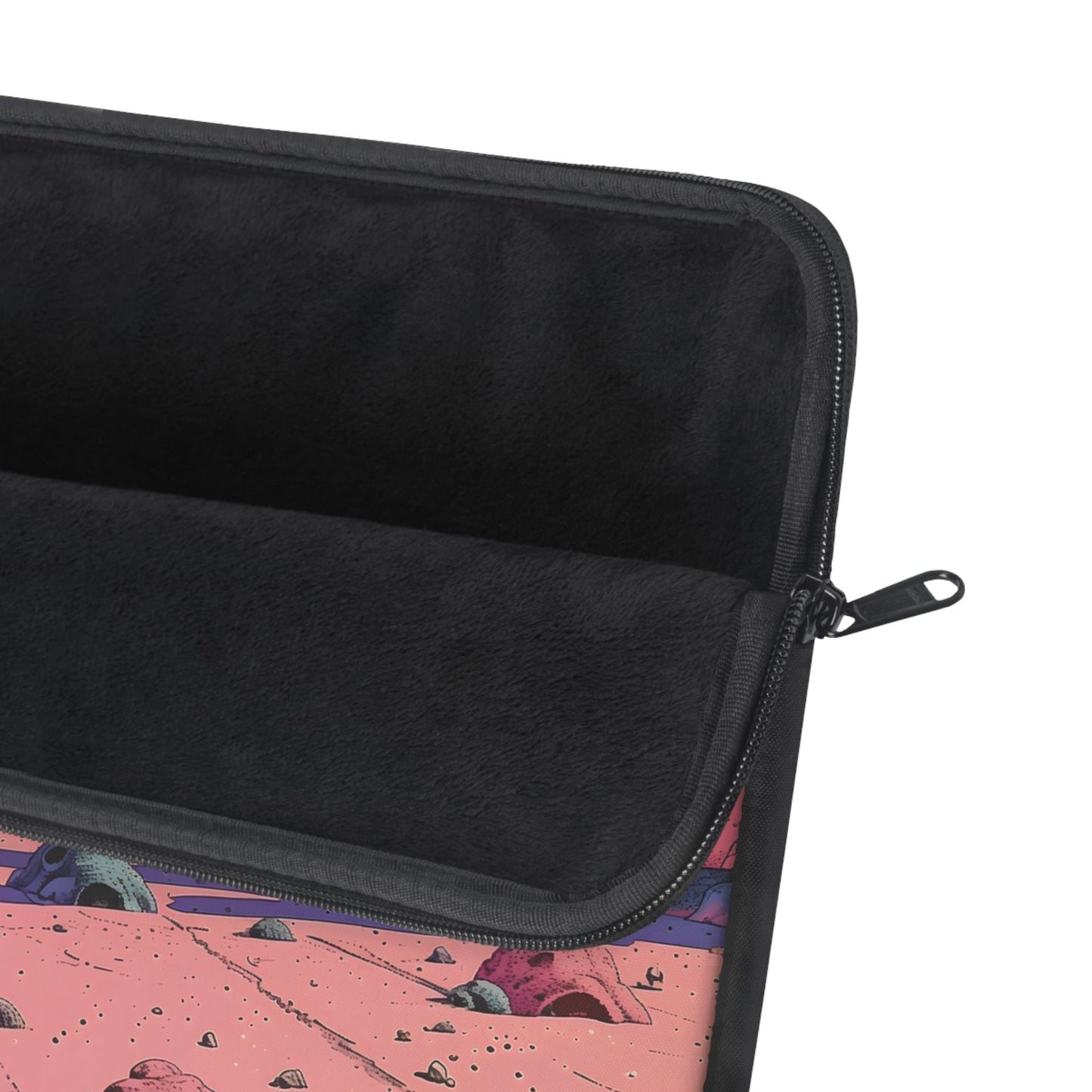 Laptop Sleeve with a Retro Space Robot Design
