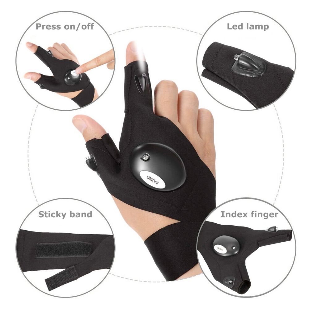 LED Multipurpose Flashlight Gloves