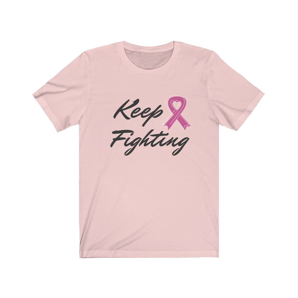 Pink Ribbon Awareness Tee for the Fight Against Cancer
