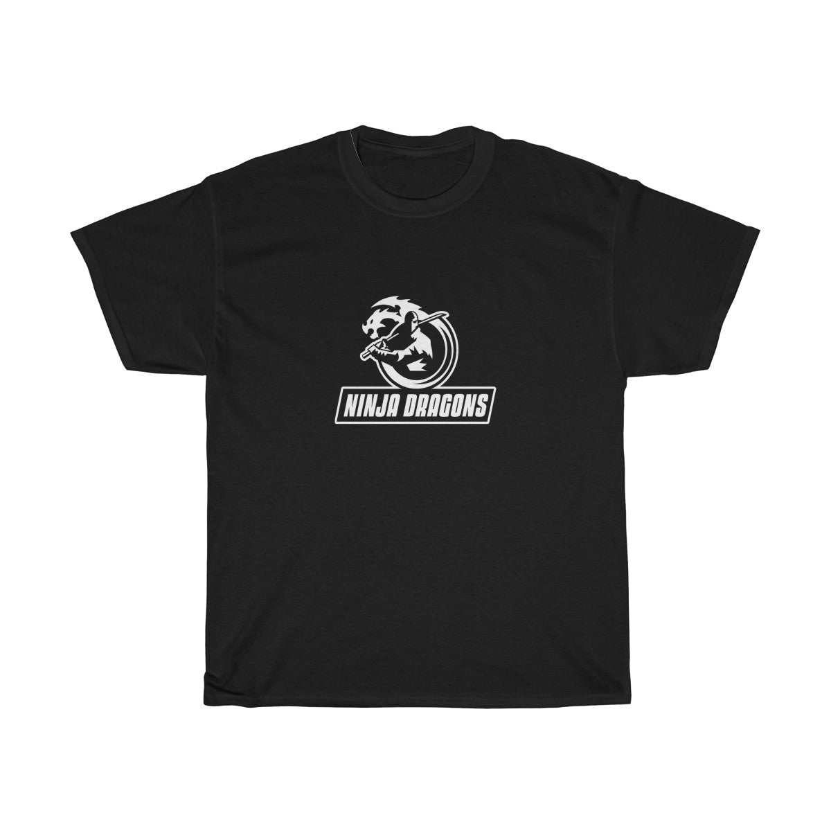Heavy Cotton Tee - Ninja Dragon