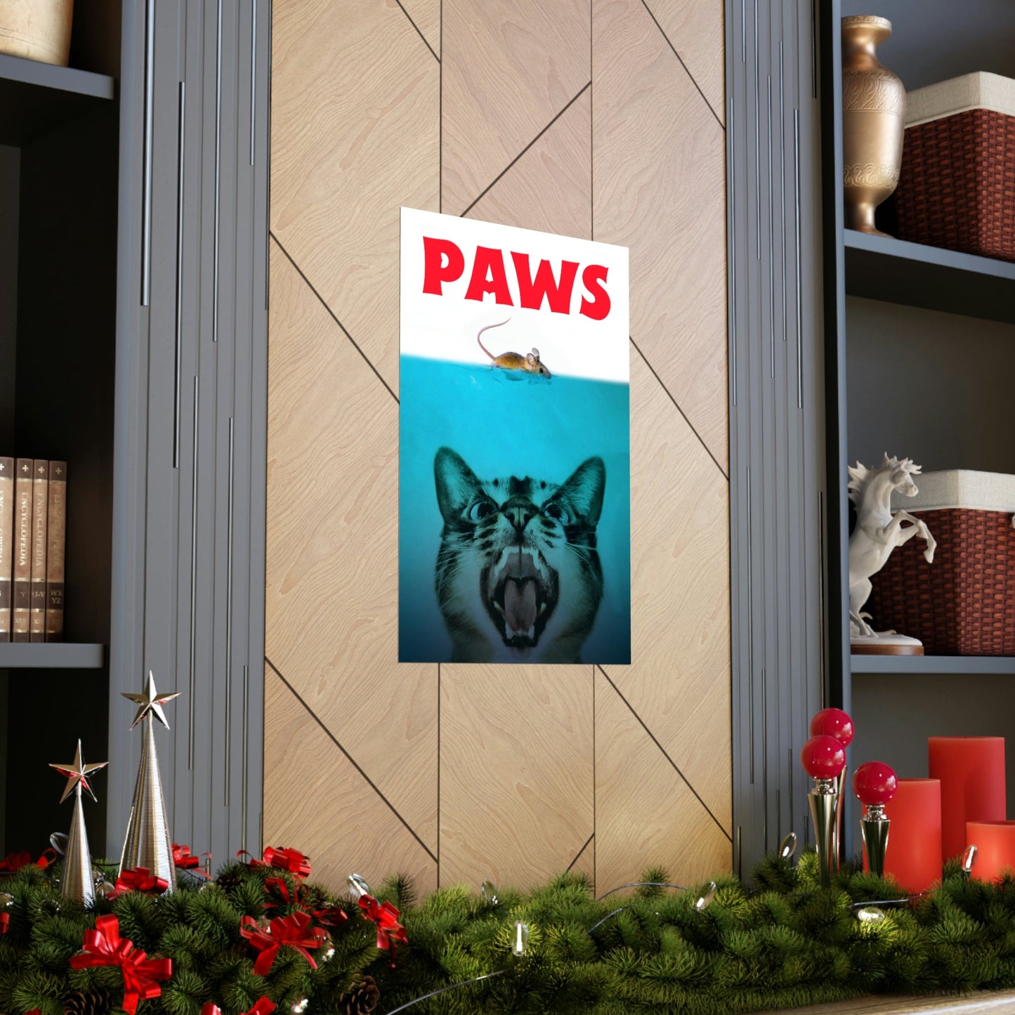 Movie Poster Featuring a Cat and Mouse Theme