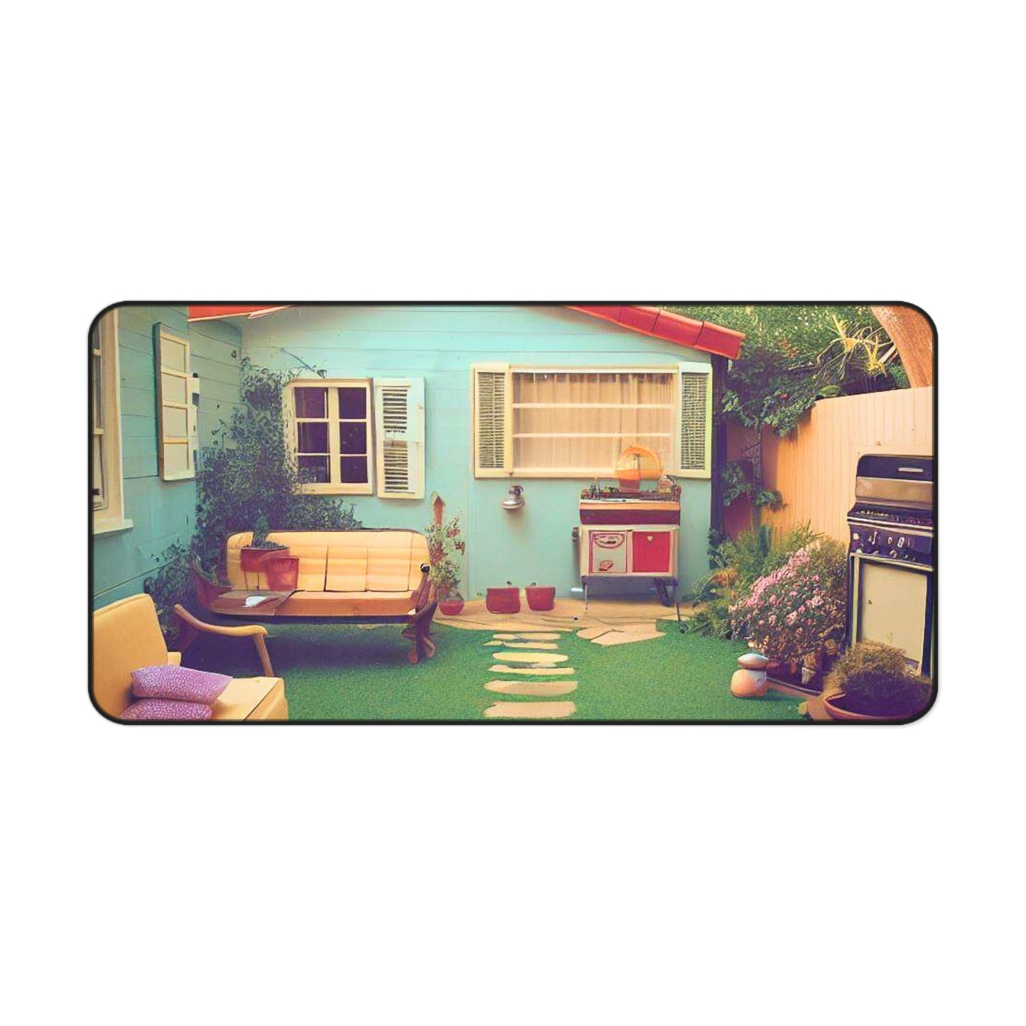 Desk Mat with Vintage Outdoor Vibe