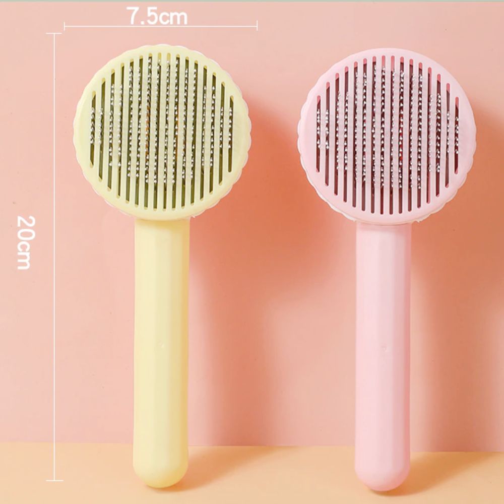 Fur Detangling and Relaxing Massage Brush for Pets