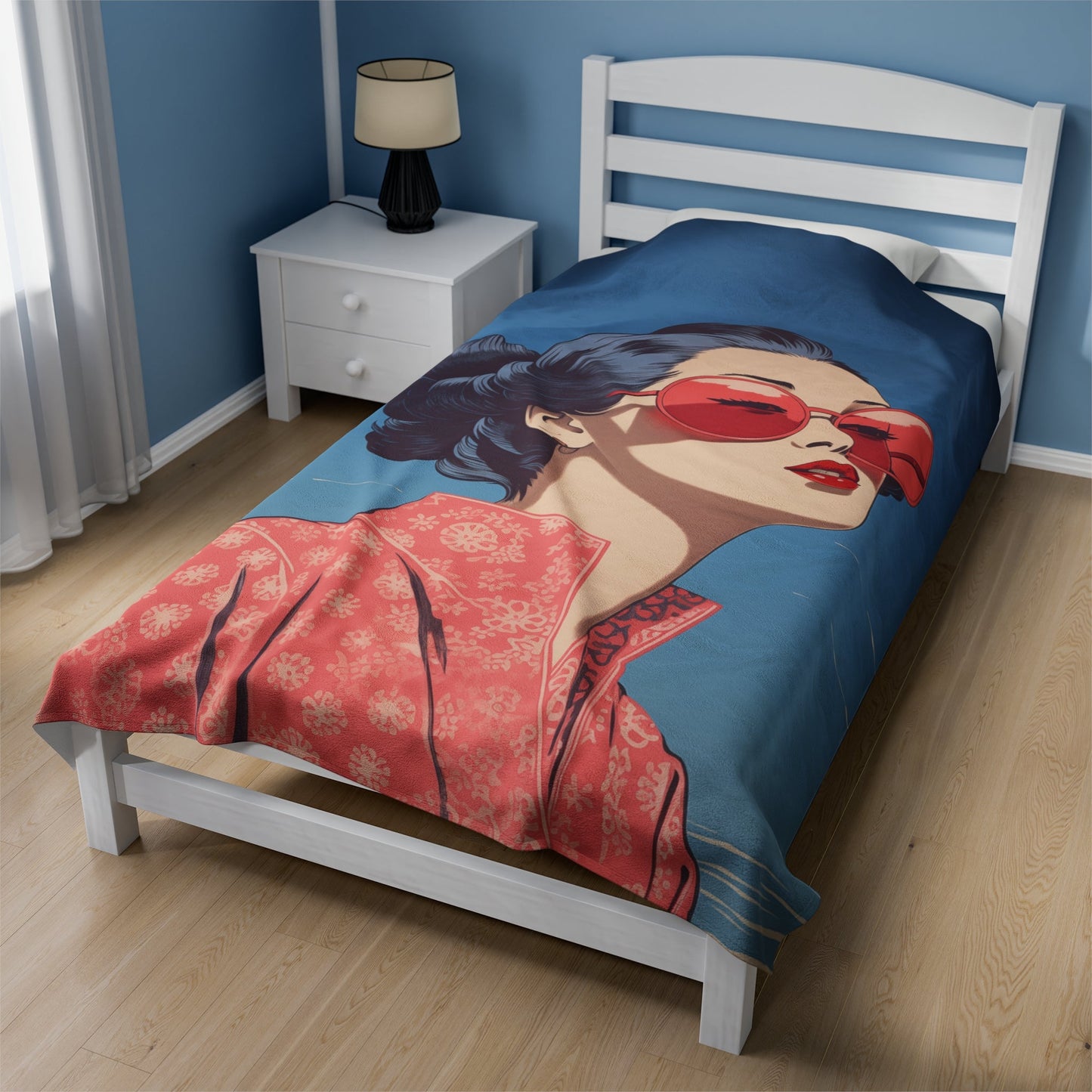 Sakura Blossom Japanese Style Blanket