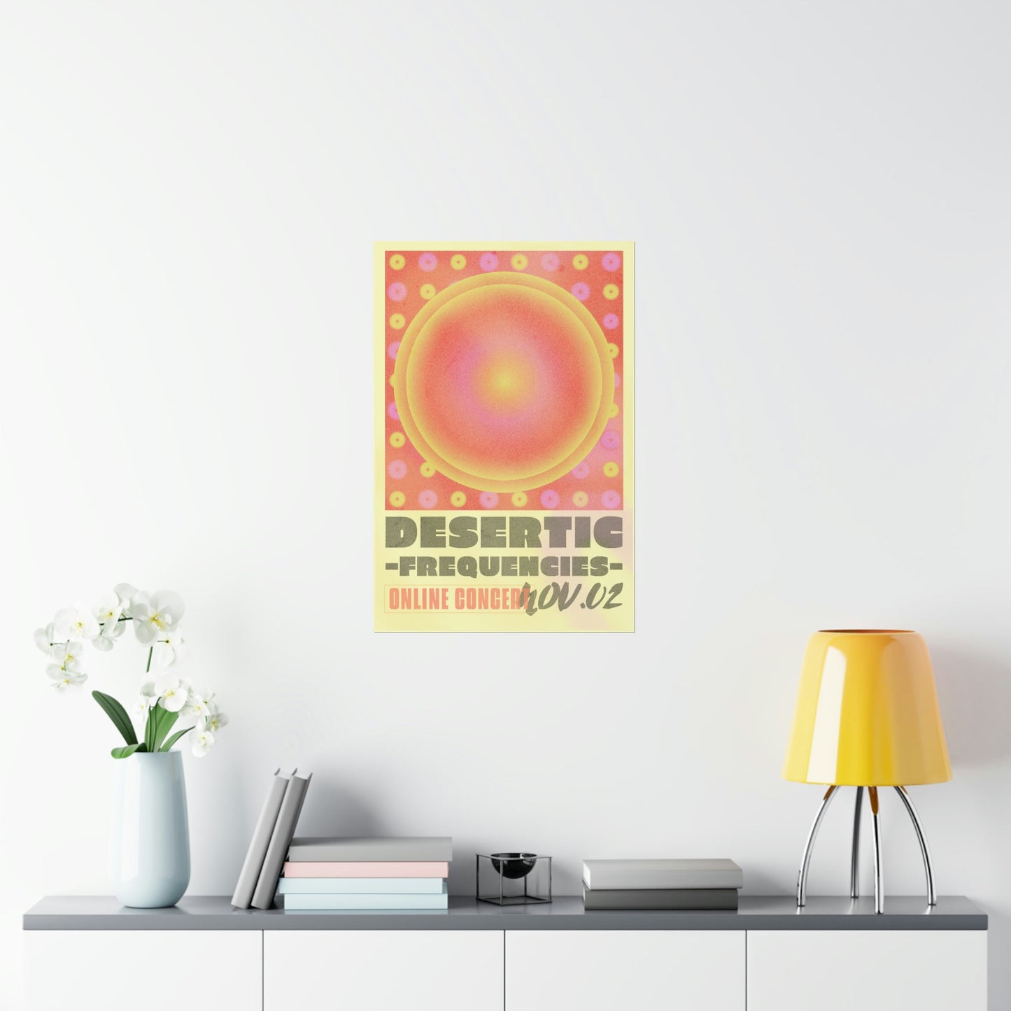 Gradient Poster Concert Experience Online