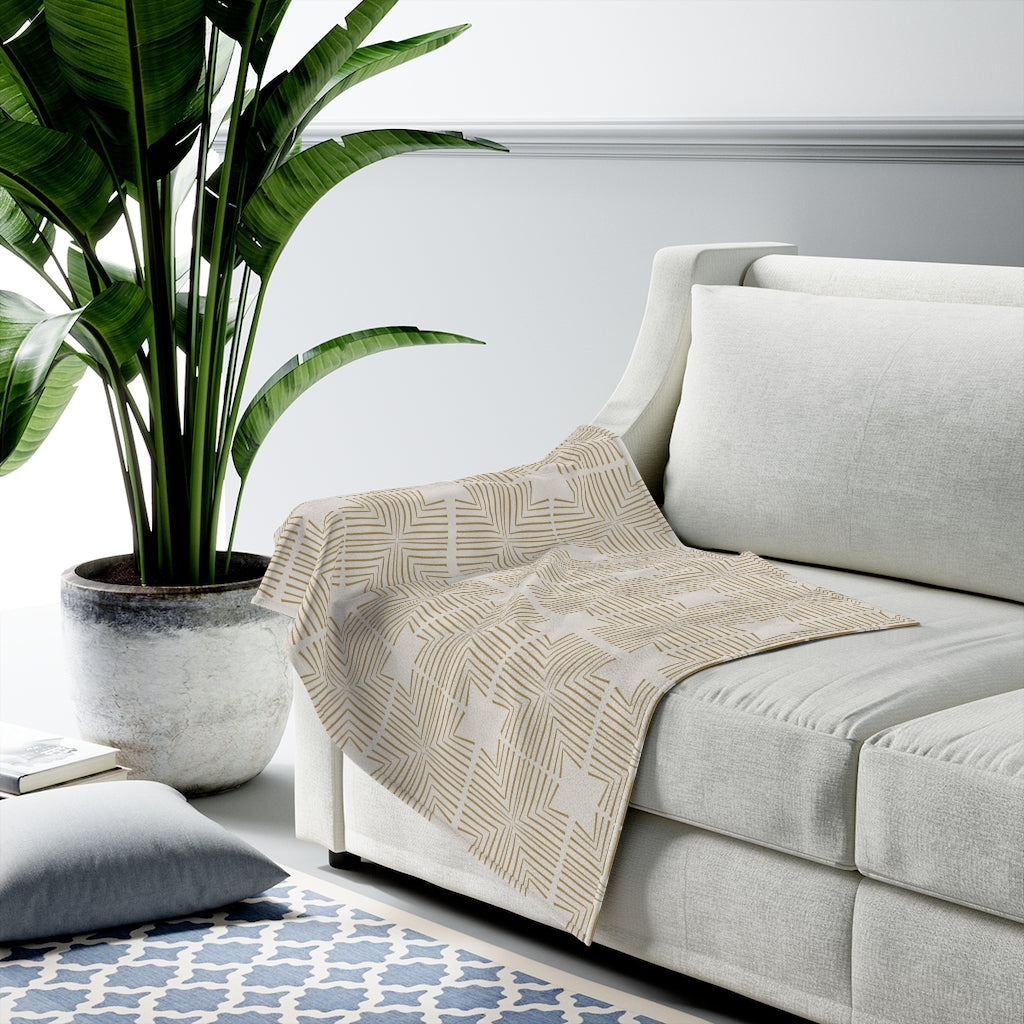 Plush Throw Blanket with Beautiful Design