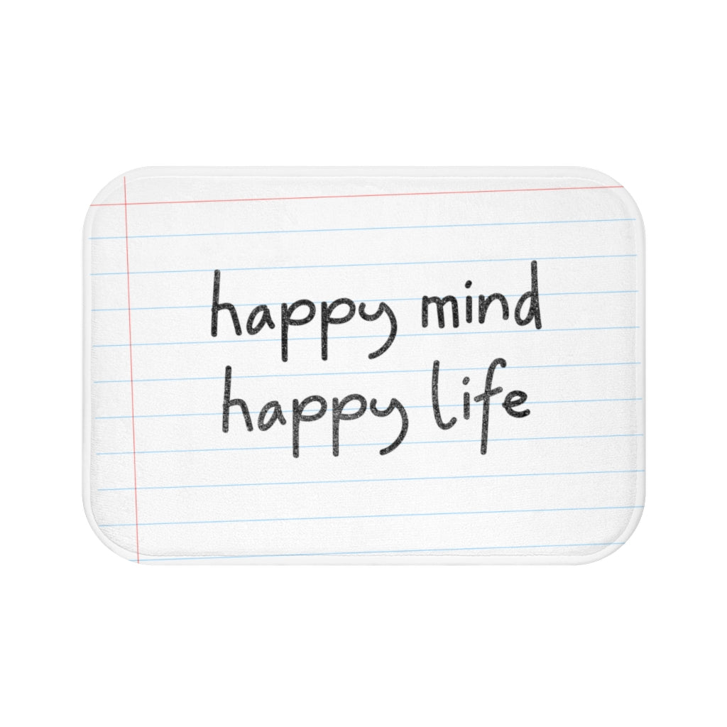 Pencil Font Bath Mat for a Joyful Mind and Body