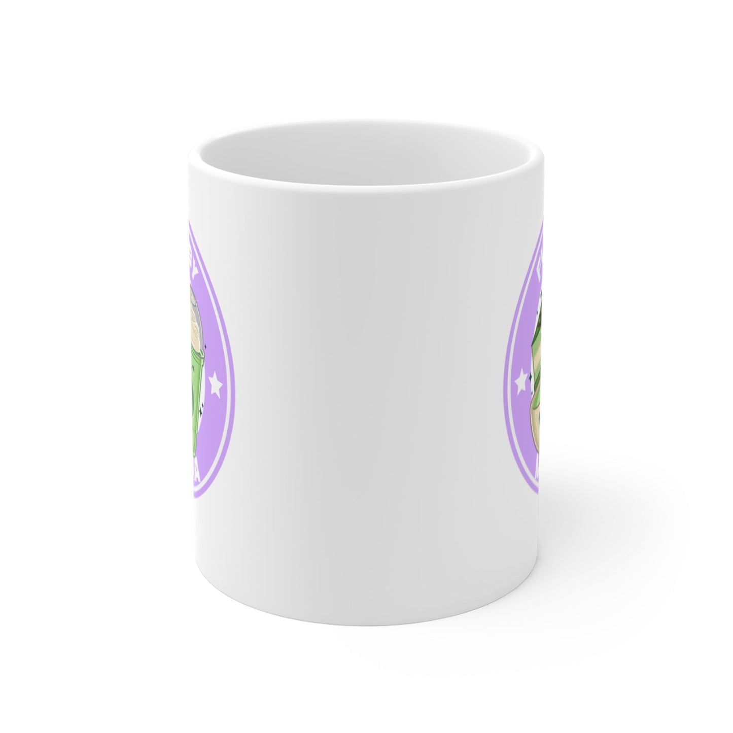Matcha-Fueled Humor Mug