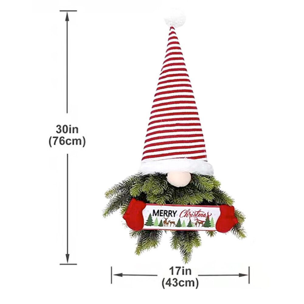 Holiday Gnome Wreath Decoration