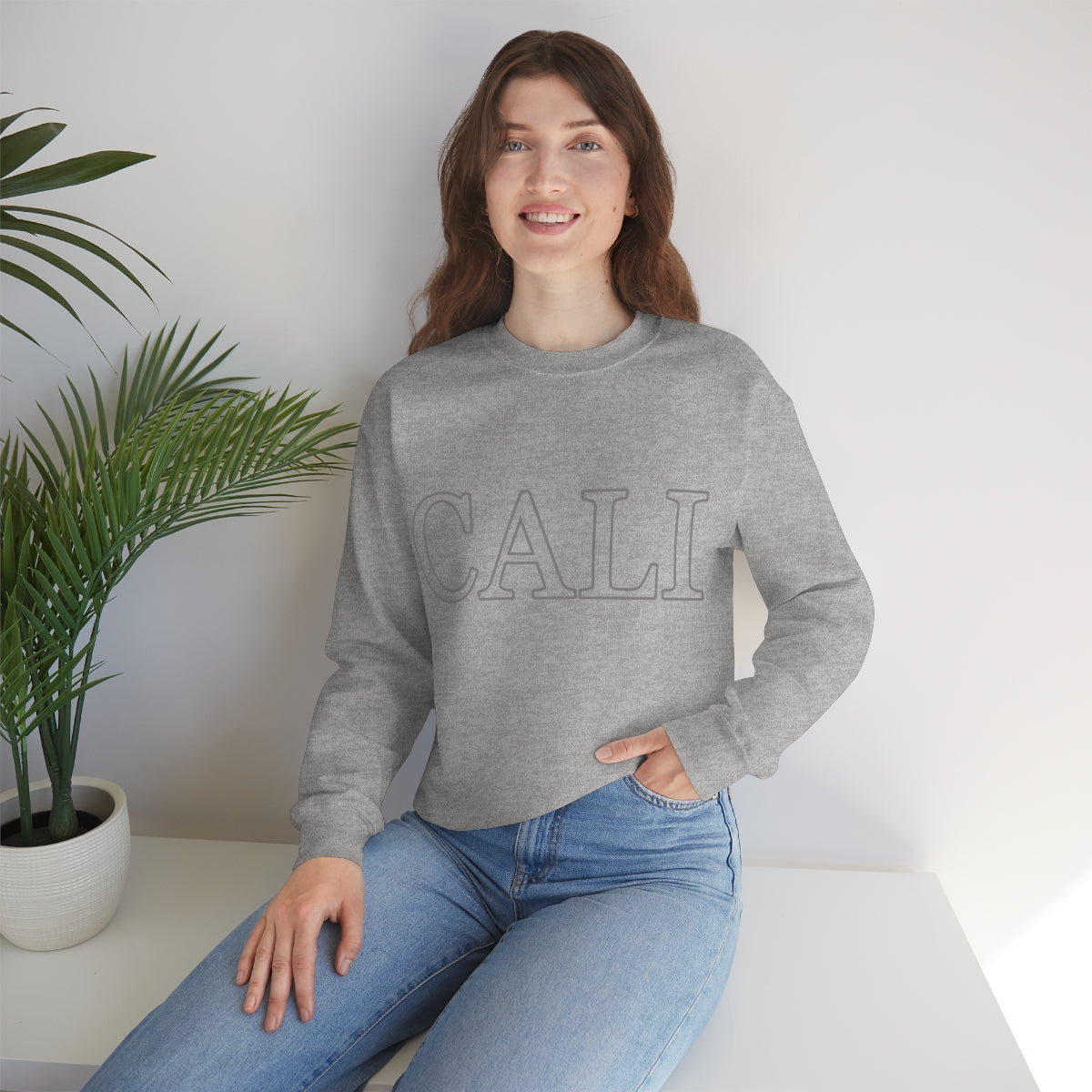 California State Women's Gray Crewneck Sweatshirt