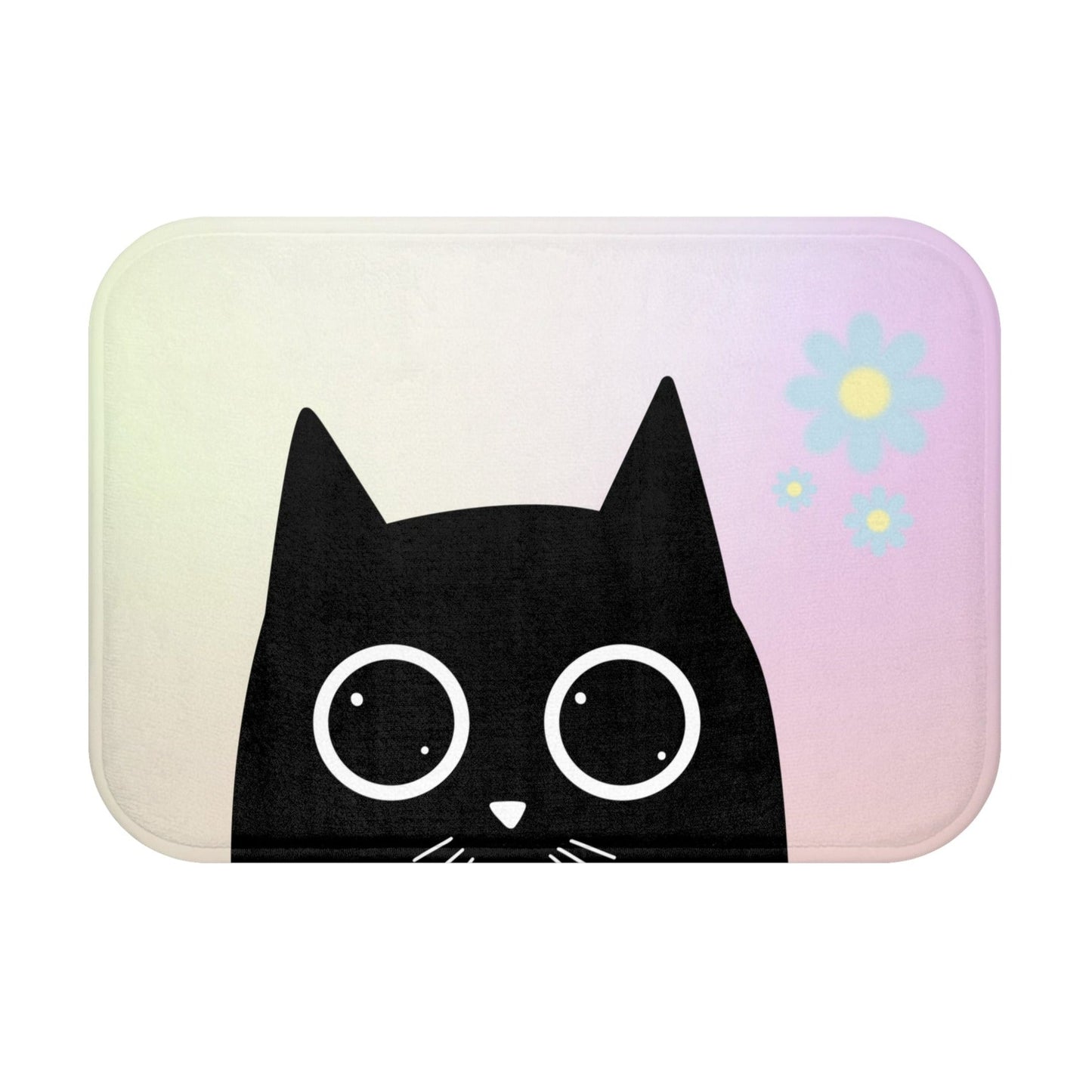 Cat-themed Anime Bath Mat that Exudes Cuteness