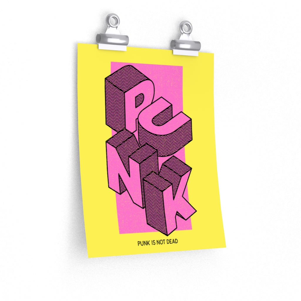 Retro Punk Lives Poster