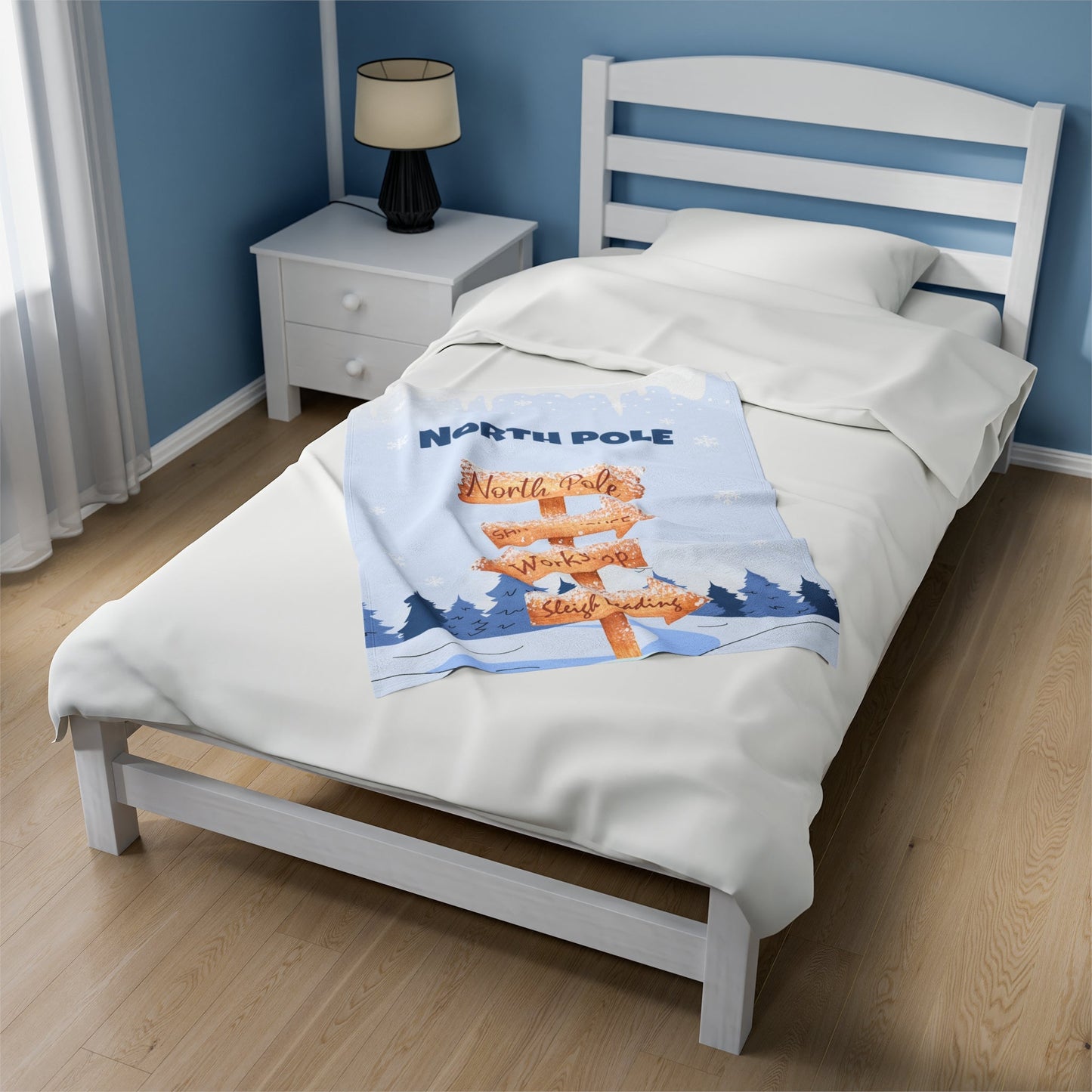 Arctic Exploration Theme Soft Throw Blanket