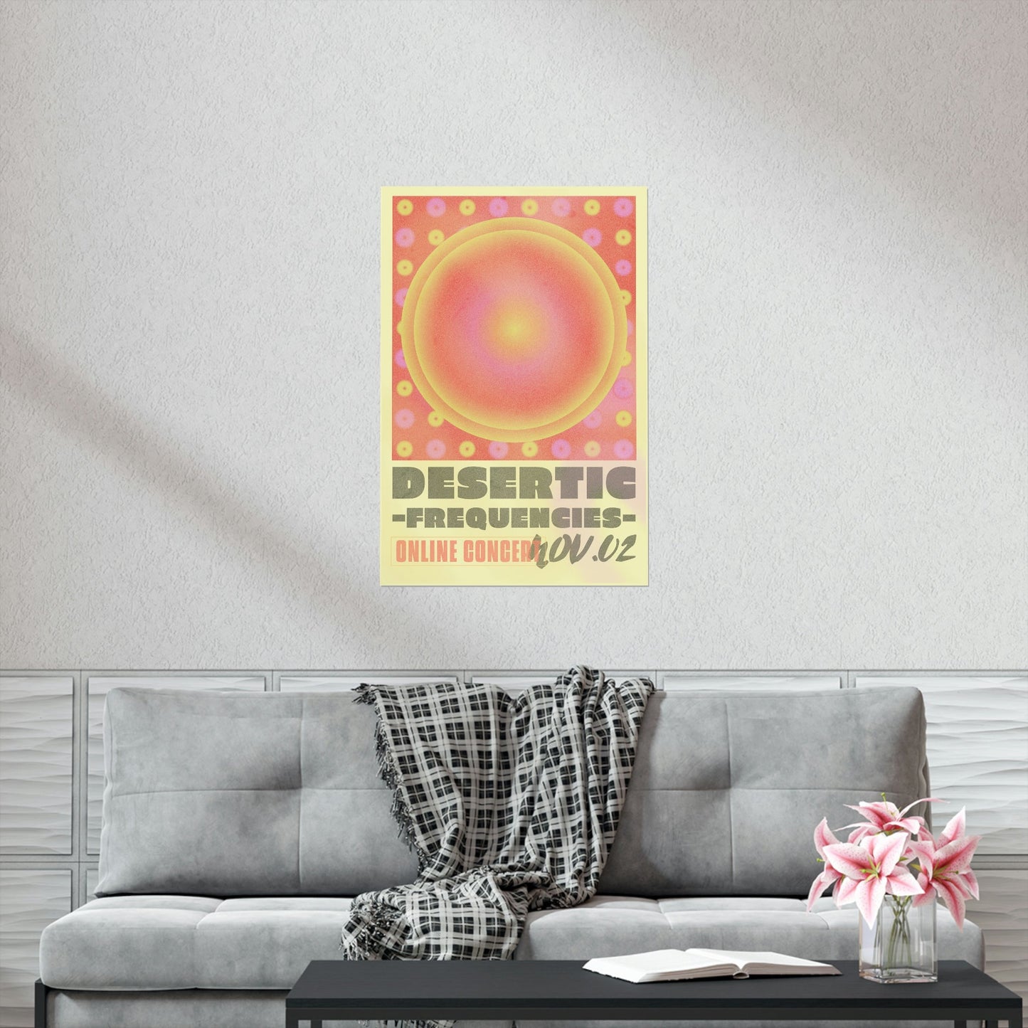 Gradient Poster Concert Experience Online
