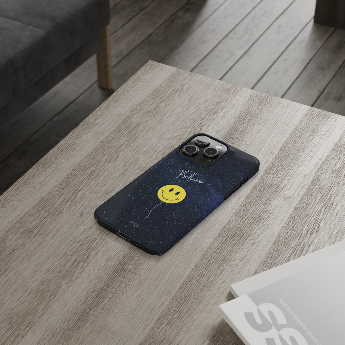 Spacey Smiles - Believe iPhone Slim Case