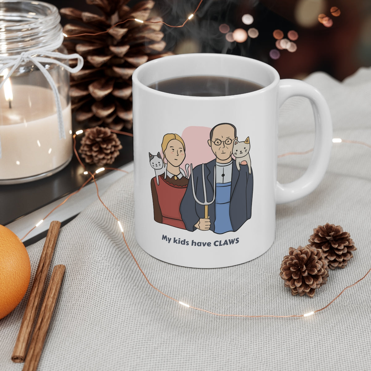 Cat Novelty Mug: My Children Possess Claws