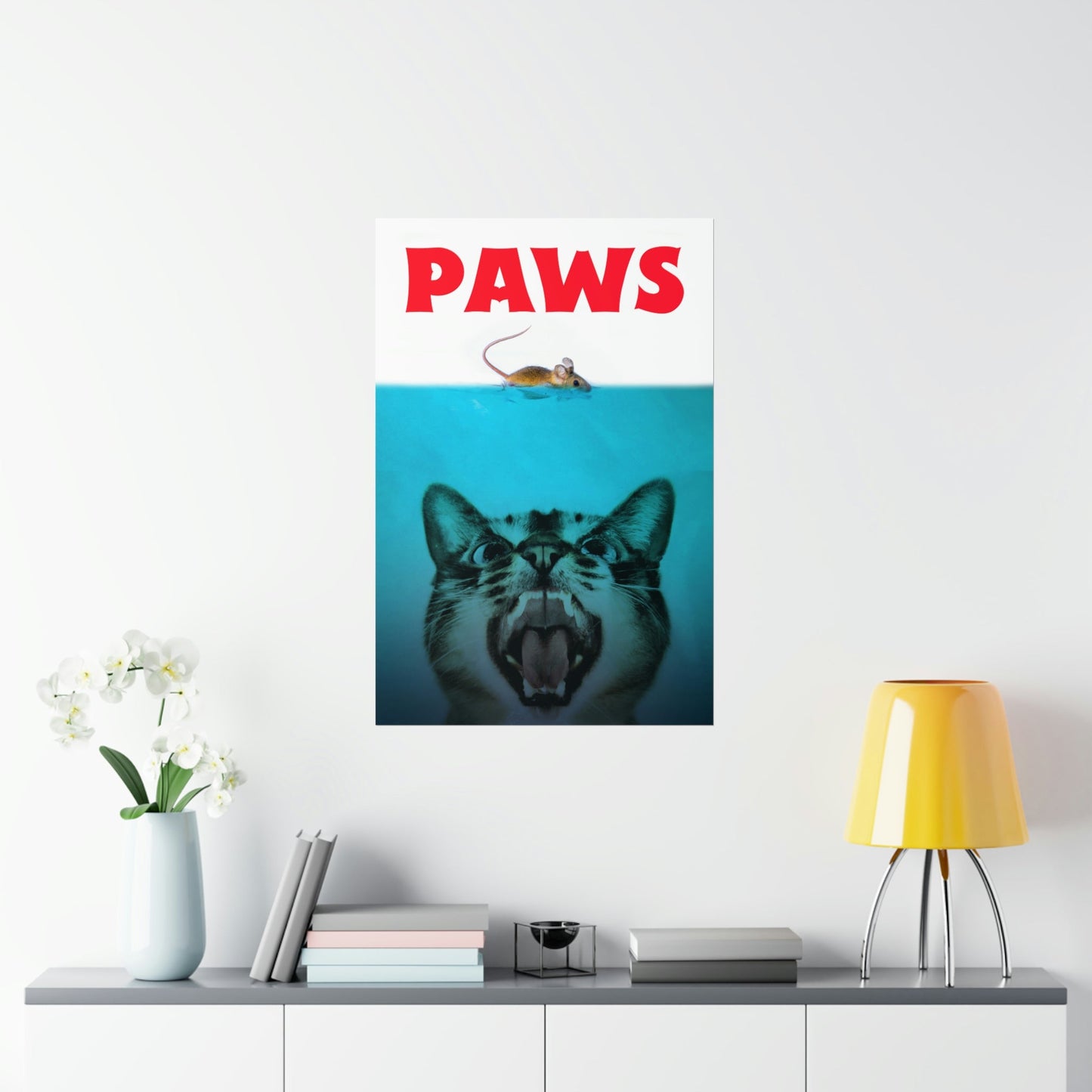 Movie Poster Featuring a Cat and Mouse Theme