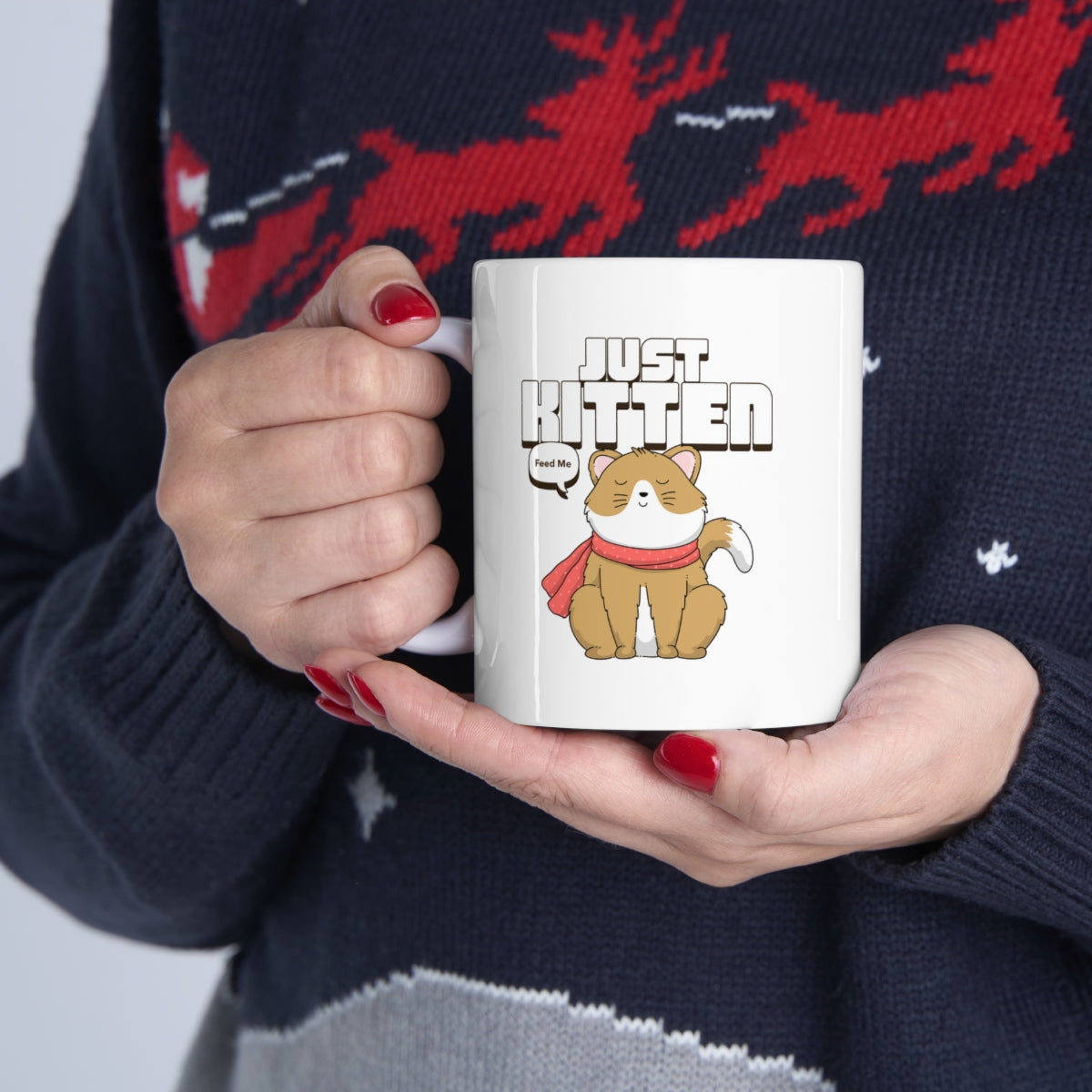 Cat Lover's Delight Novelty Kitten Mug
