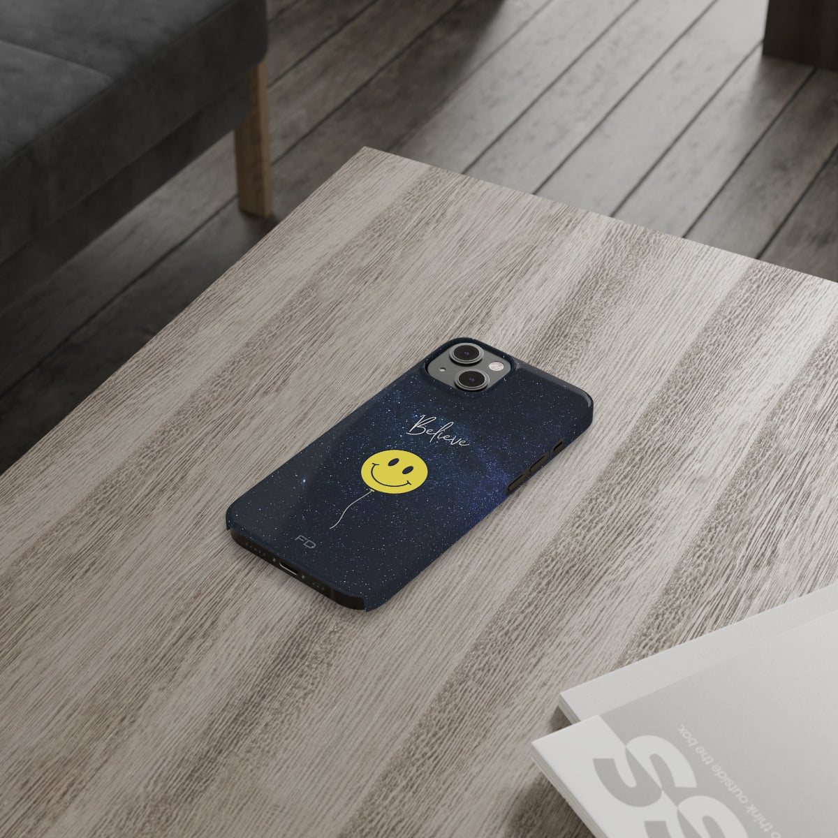 Spacey Smiles - Believe iPhone Slim Case