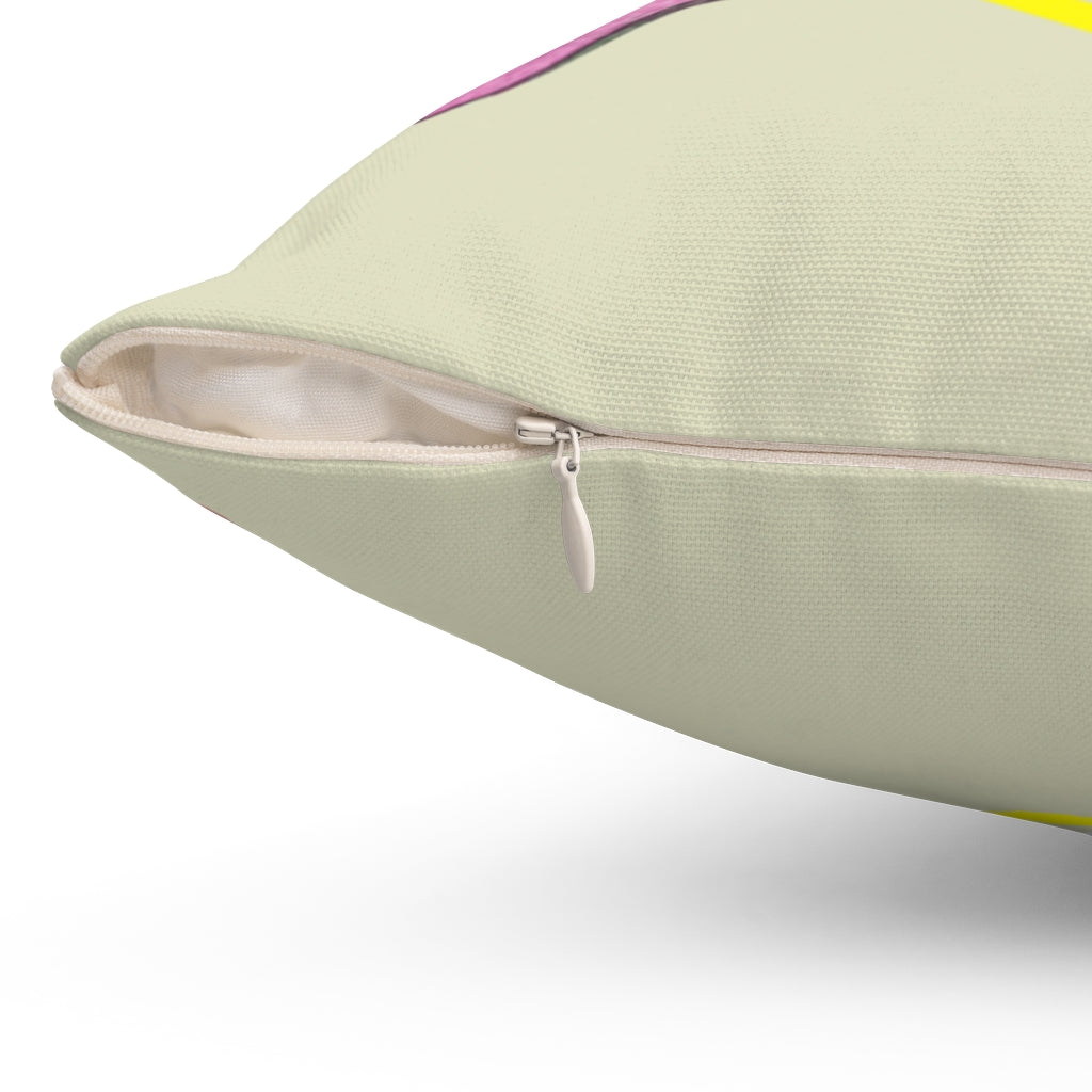 Square Leaf Pillow - Decorative Home Accents in 4 Sizes