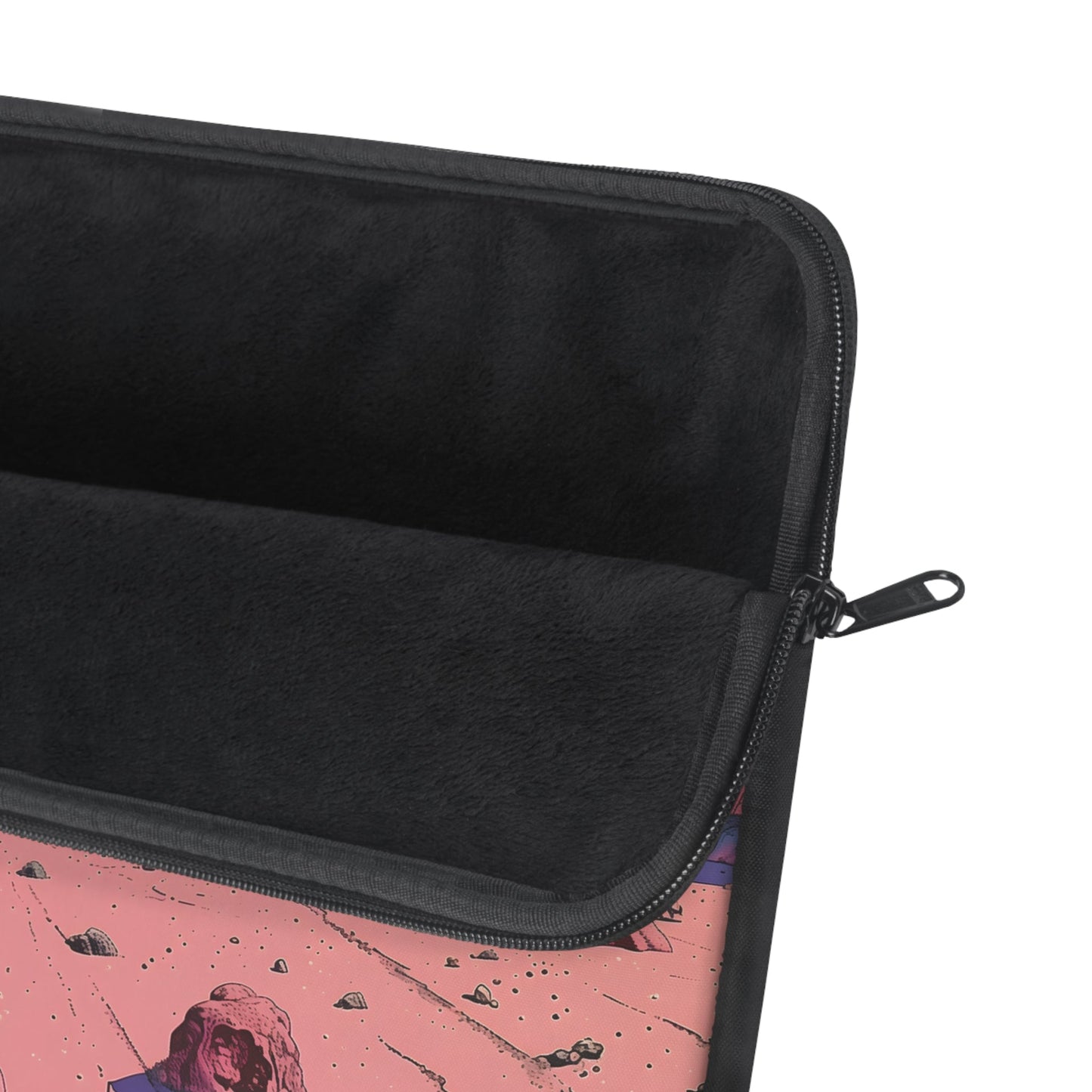 Laptop Sleeve with a Retro Space Robot Design
