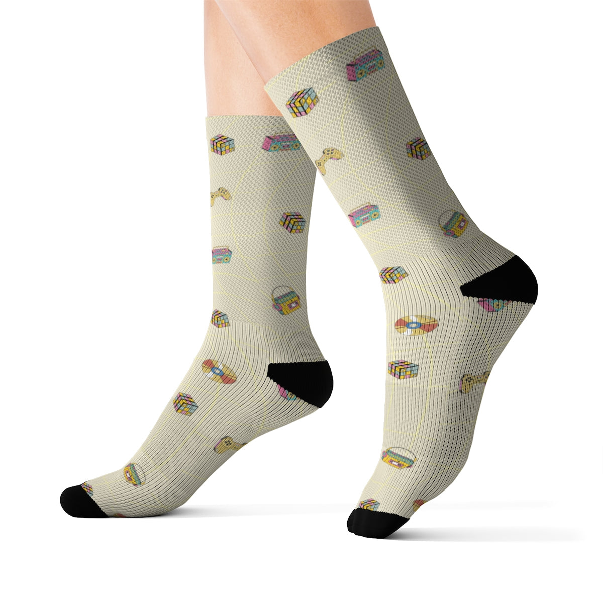 Fun Socks with a Retro Gaming Twist