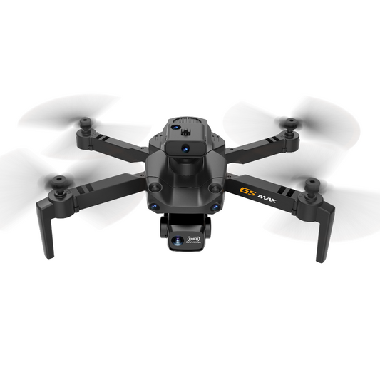 Smart Drone Ninja Storm Z PRO 5 with Advanced Collision Prevention: dark gray, black quadcopter drone, modern consumer electr