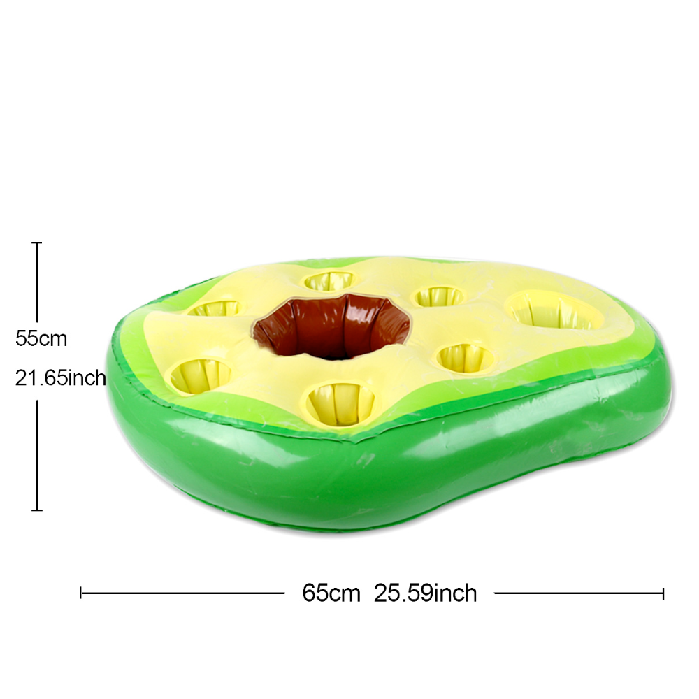 Food-Inspired Floating Tables for Swimming Pools