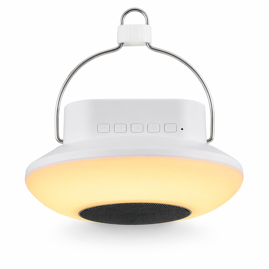 LED Bluetooth Speaker with Touch Control for Camping Default