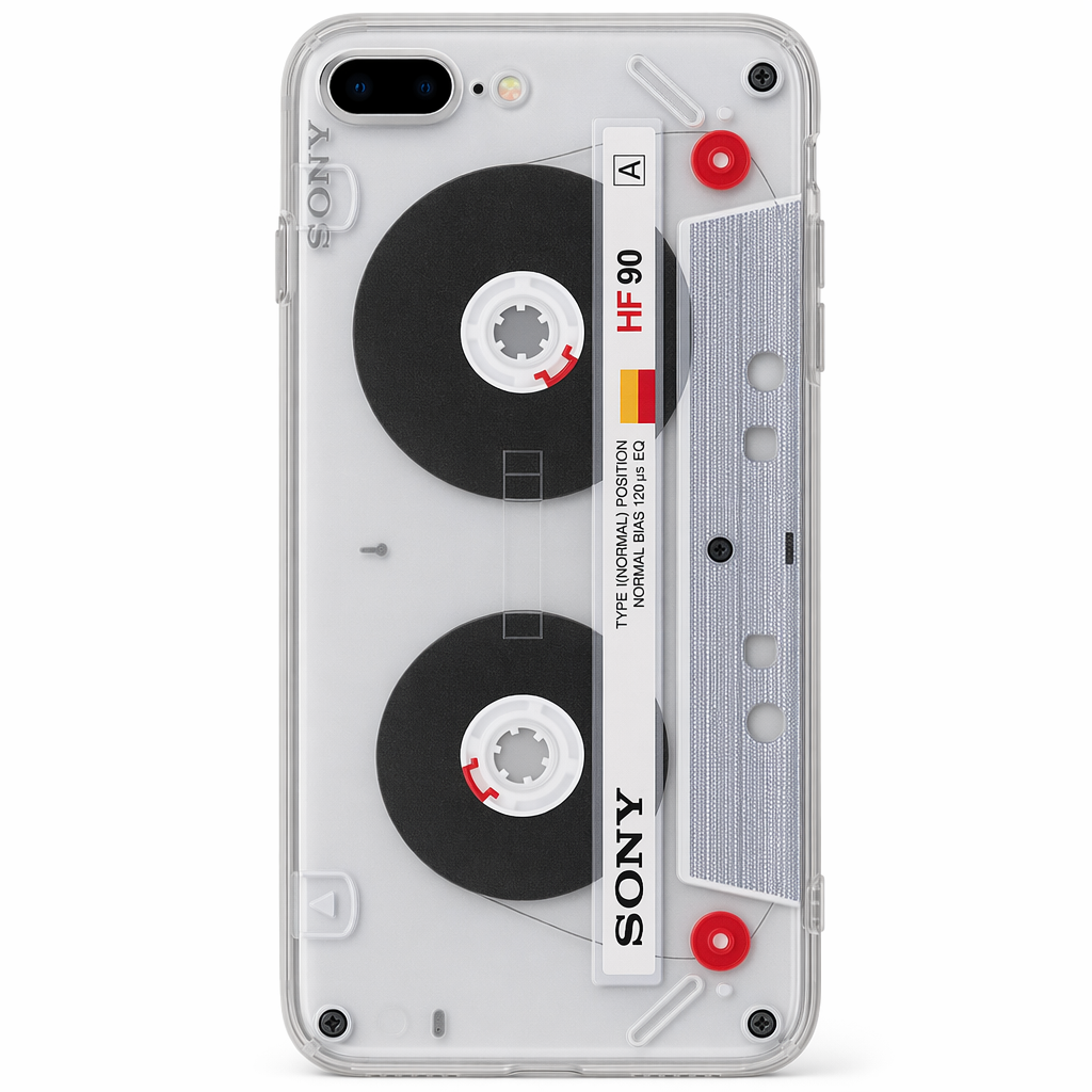 Cassette Phone Case with Retro Design Default Title