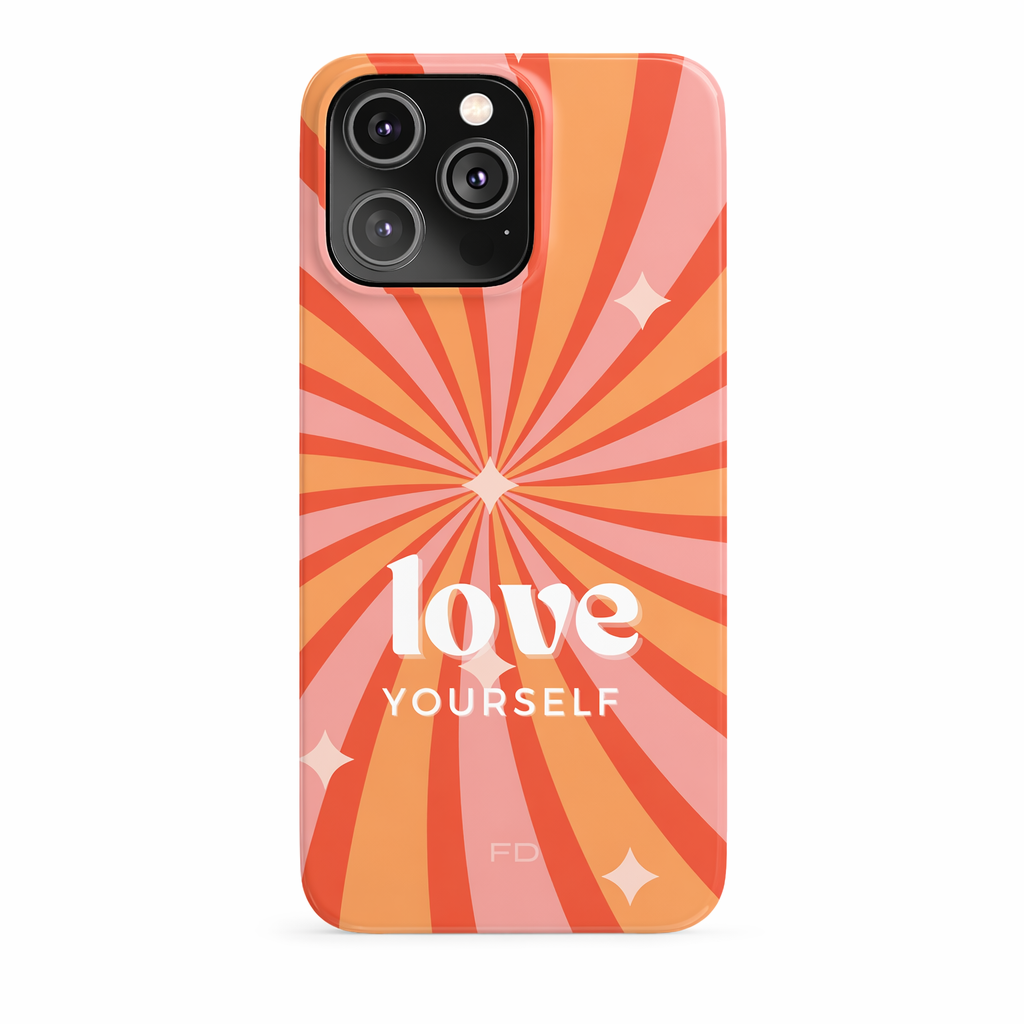 Positive Message iPhone Case for Self-Love and Slim Design Default