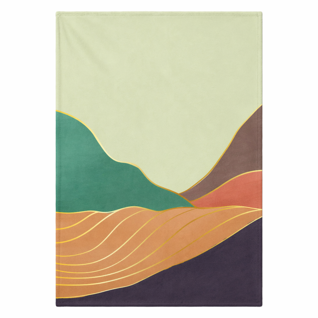 Velvety Plush Blanket for a Serene Mountain Experience Default
