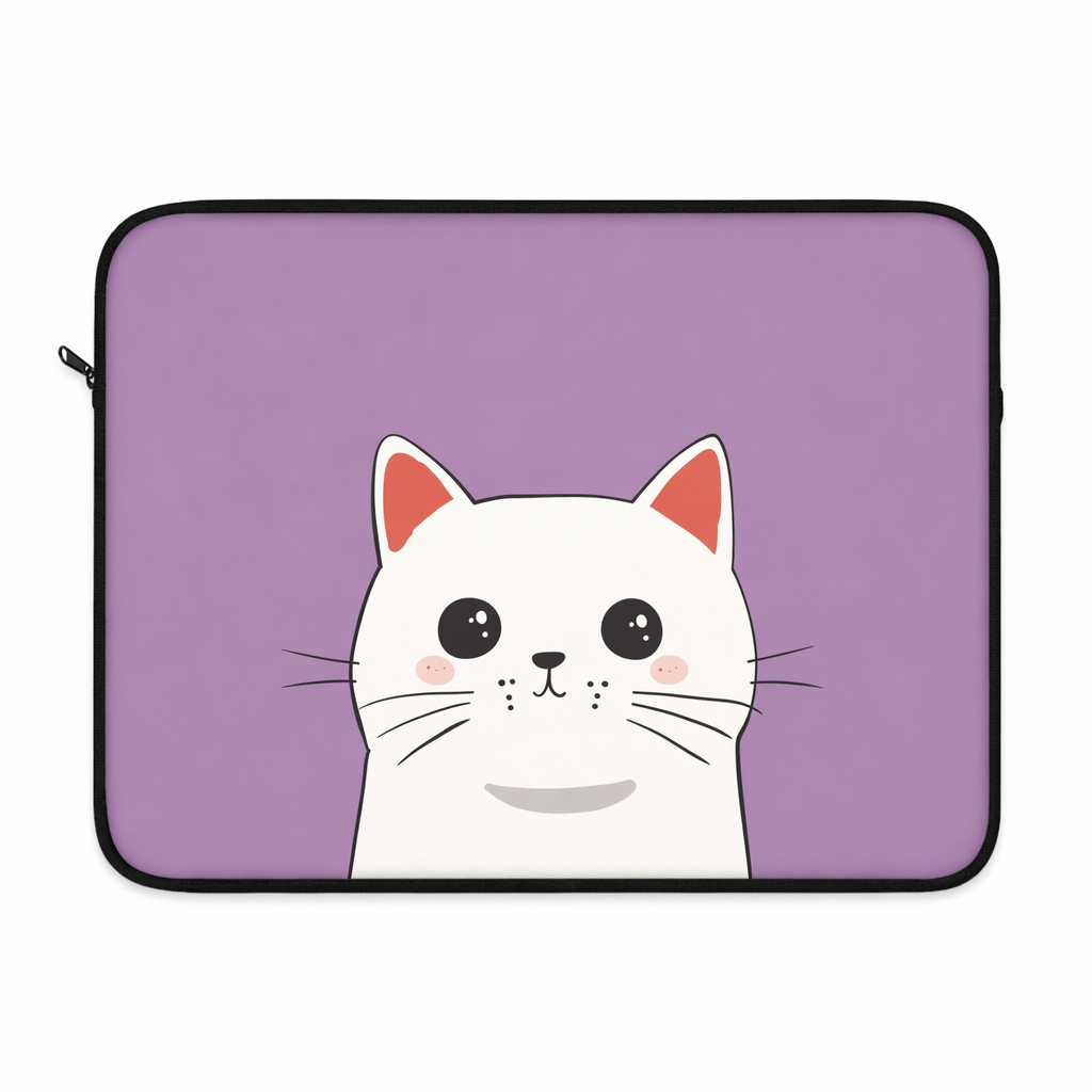 Cute Feline Laptop Cover Default