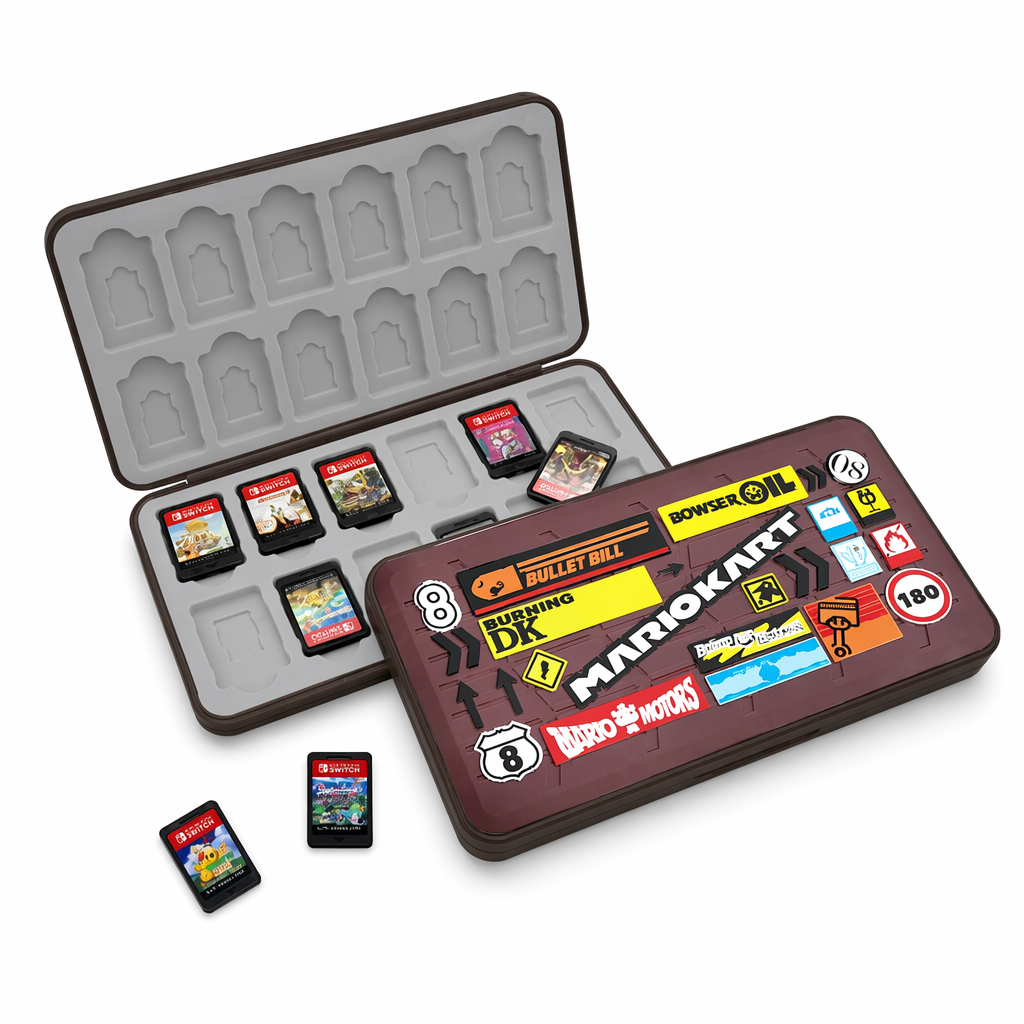Mario Switch Game Holder with 24 slots C