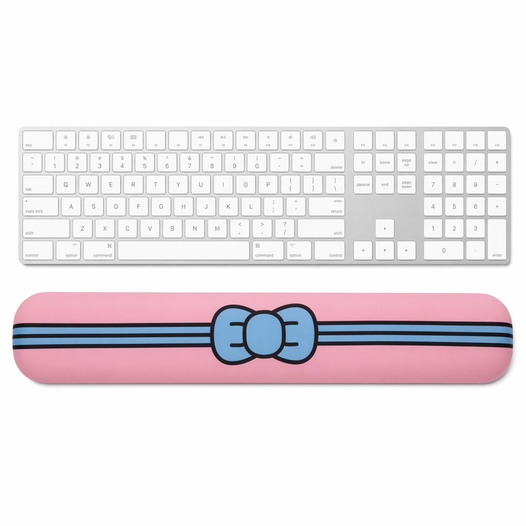 Cute Silicone Keyboard Wrist Rest Support Pink