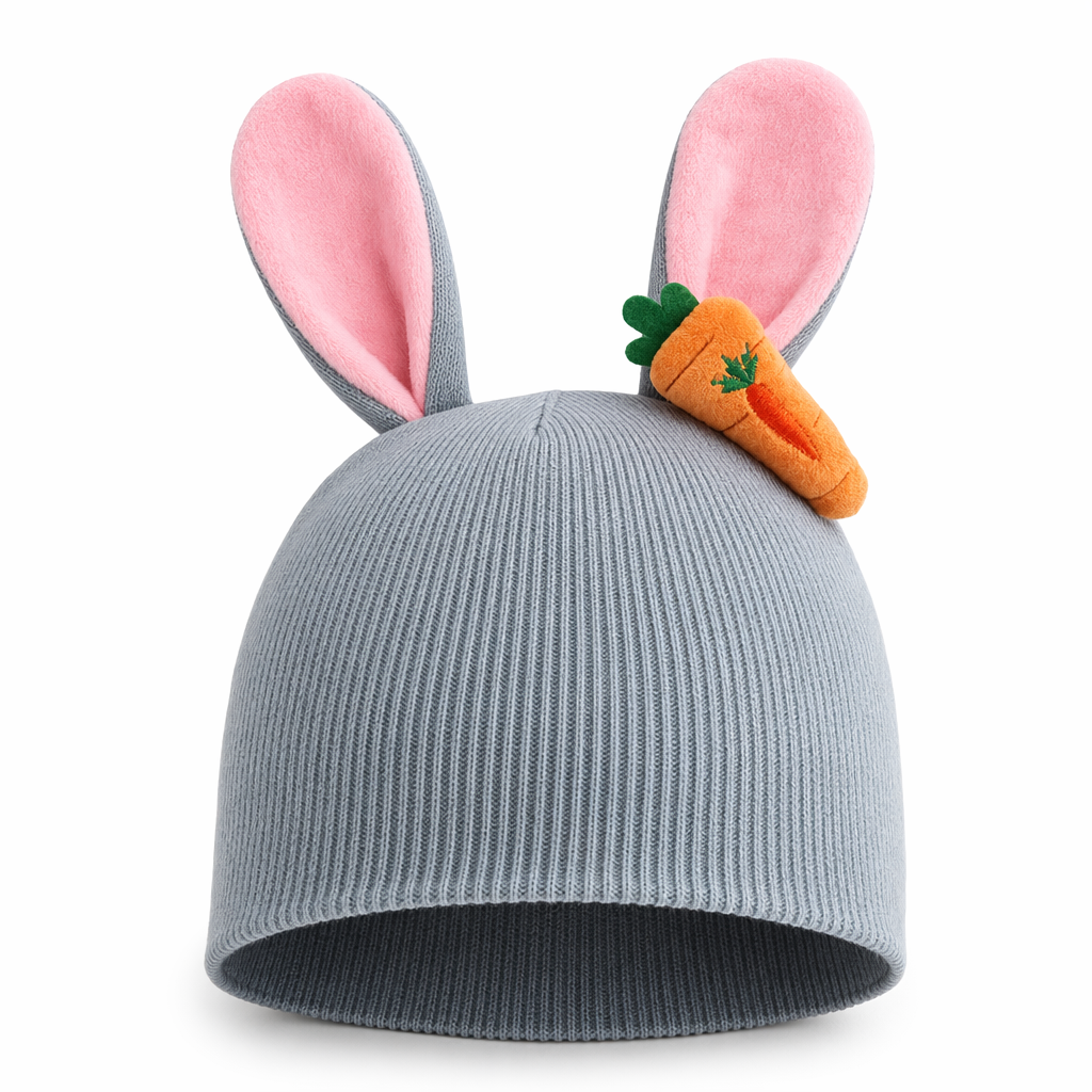 Helmet Rizz Rabbit Helmet Cover: Playful, Eye-catching, Durable Gray