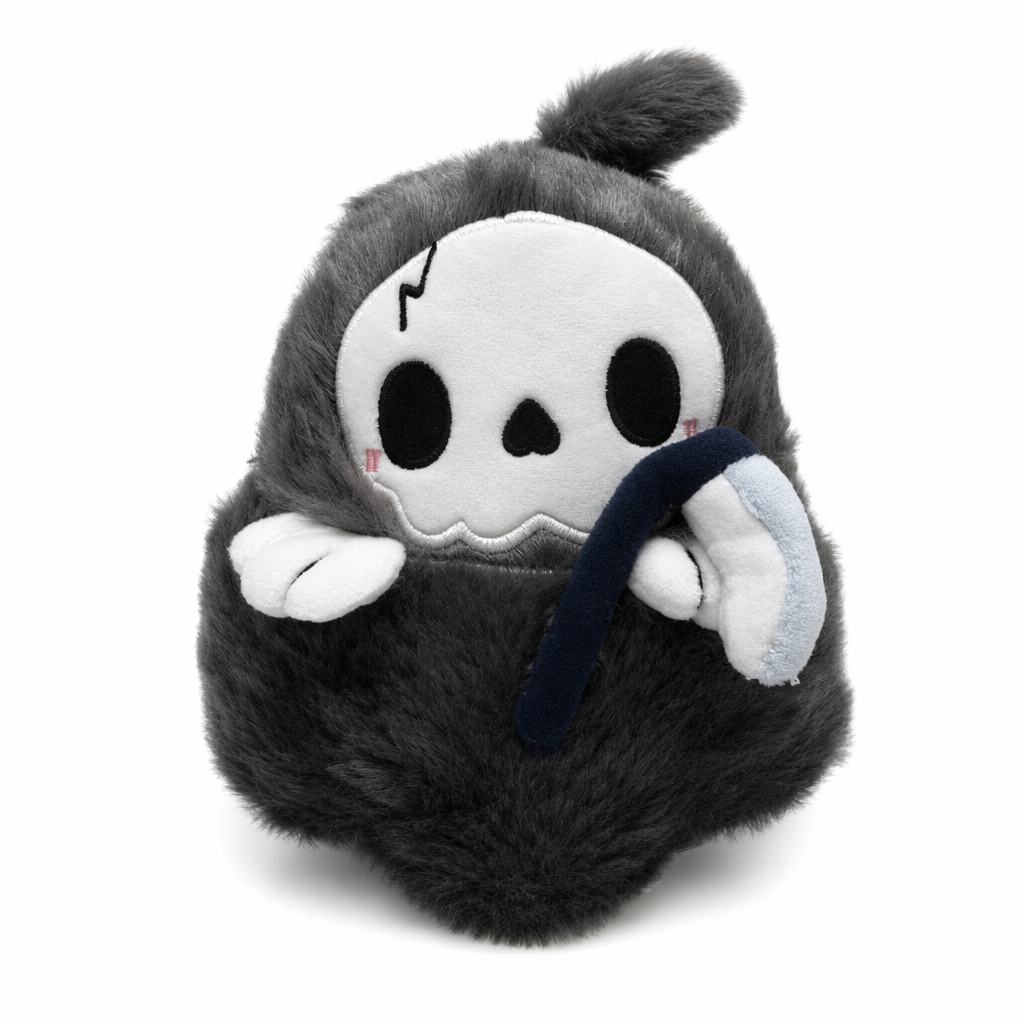 Glow in the Dark Plague Doctor Plush Toy Gray
