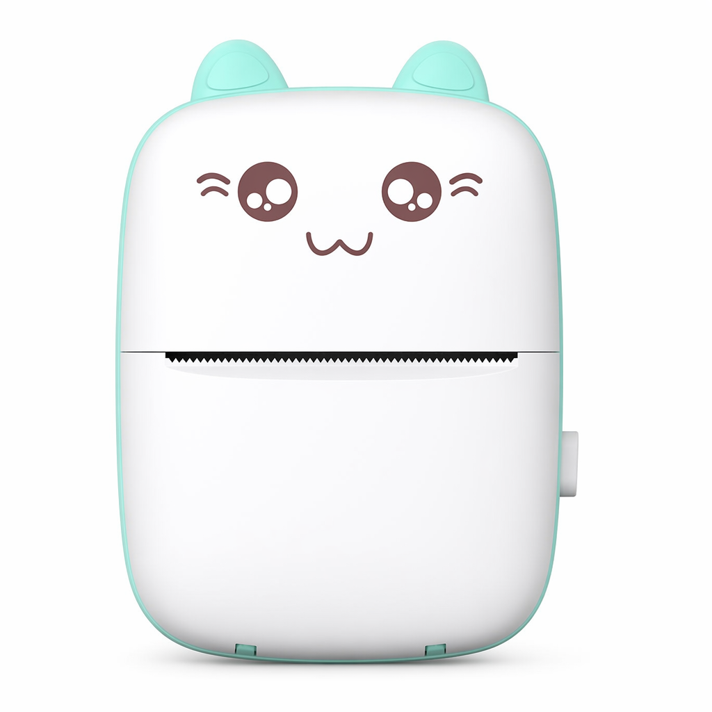 Portable Stickers Pocket Printer: Print Memories Instantly Blue