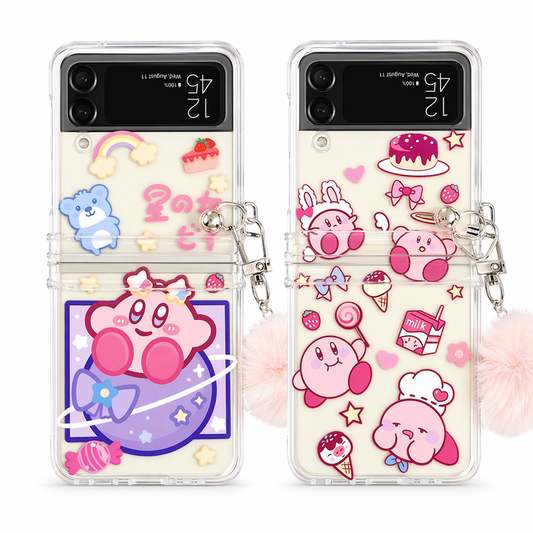 Kirby Phone Cases with Lanyard Bracelet A