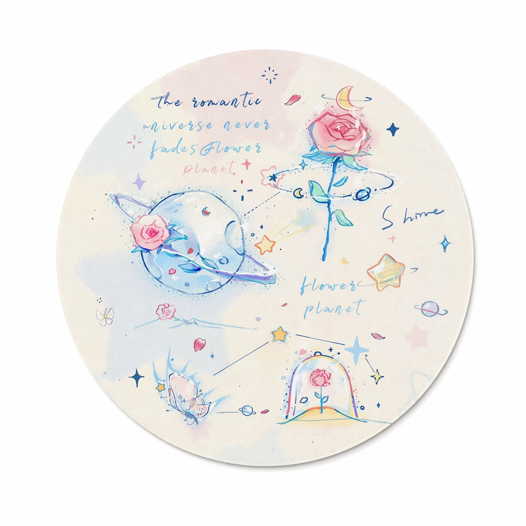 Aesthetic Animal Mouse Pad: Enchanted Sensory Bliss C