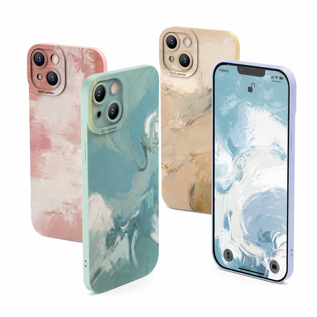 Watercolor-Style Case for iPhone - A Vivid and Artistic Phone Cover Default