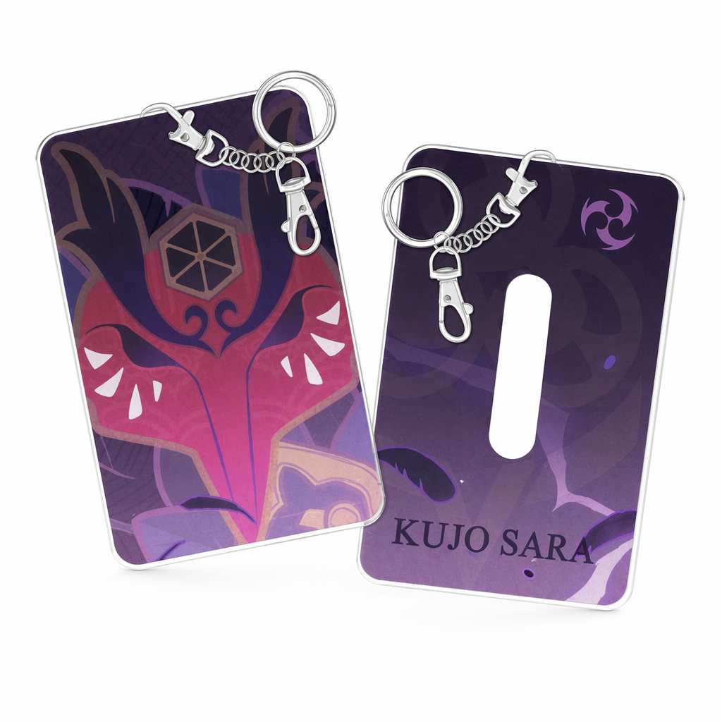 Genshin Impact Badge Holder - Practical Gift Kujou Sara