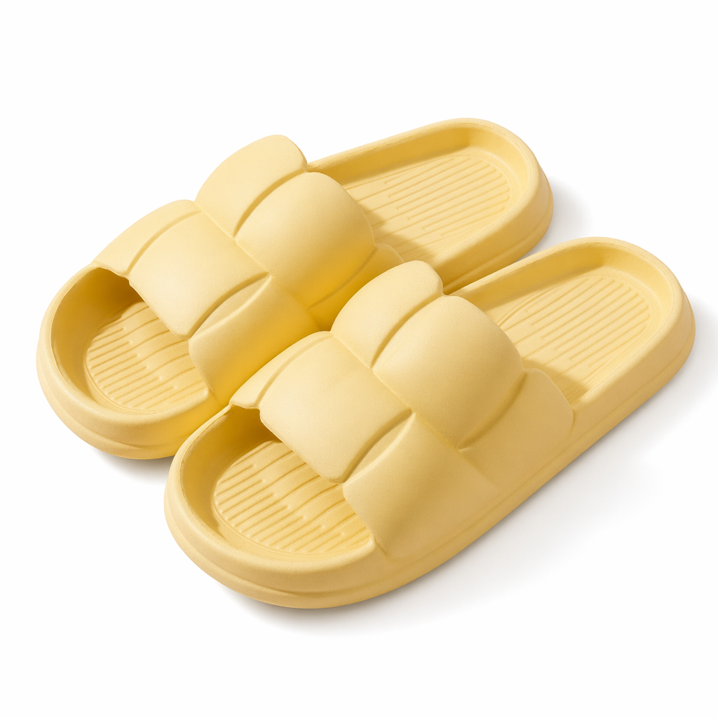 Home Slippers for a Cozy Bathroom Experience Yellow