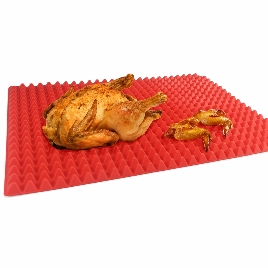 Heat Resistant Non-Stick Silicone Cooking Mat Set (2 Pieces) Default