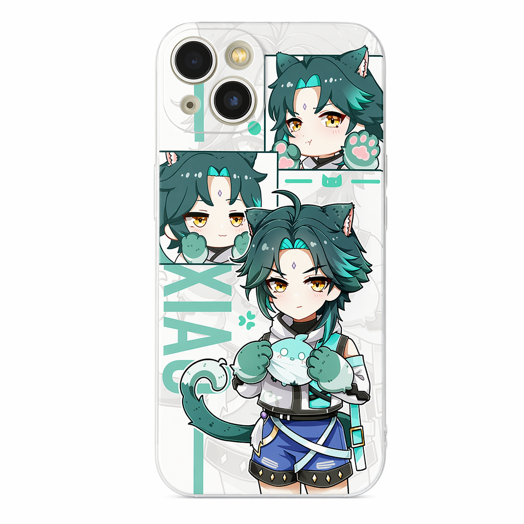 Genshin Impact Animal Ear Phone Cases Xiao